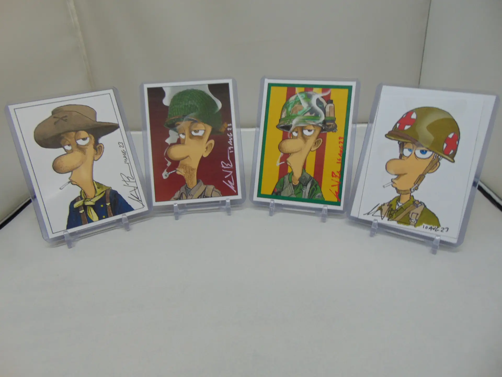 Pvt Murphy Signed Trading Cards