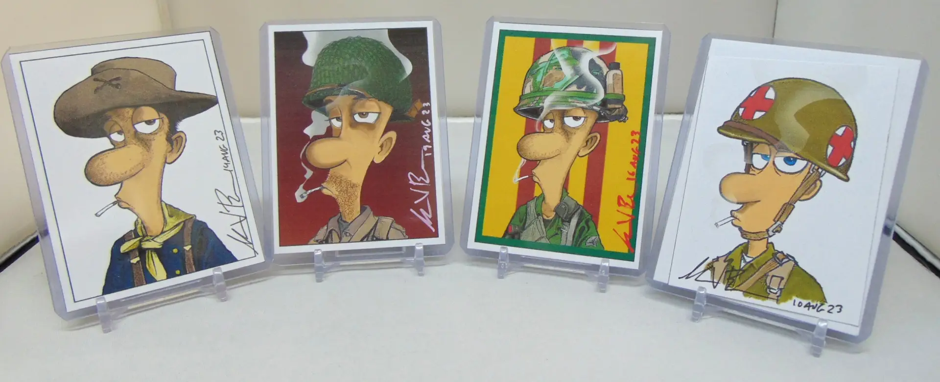 Pvt Murphy Signed Trading Cards